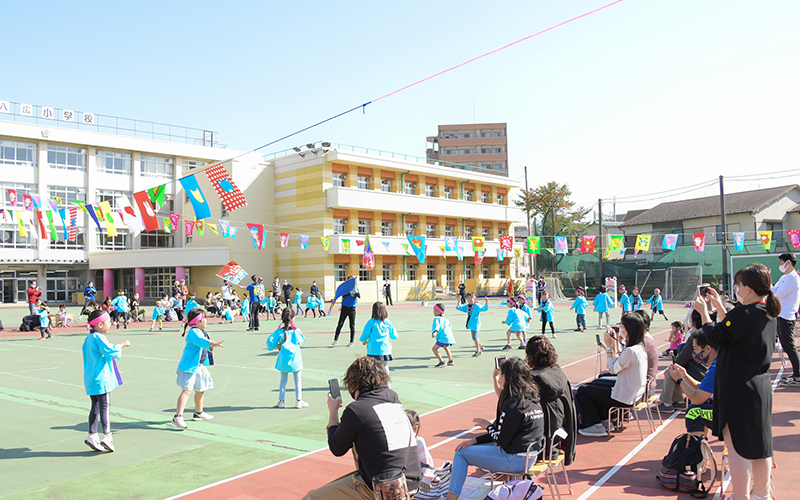 運動会(八広小学校の校庭にて)
